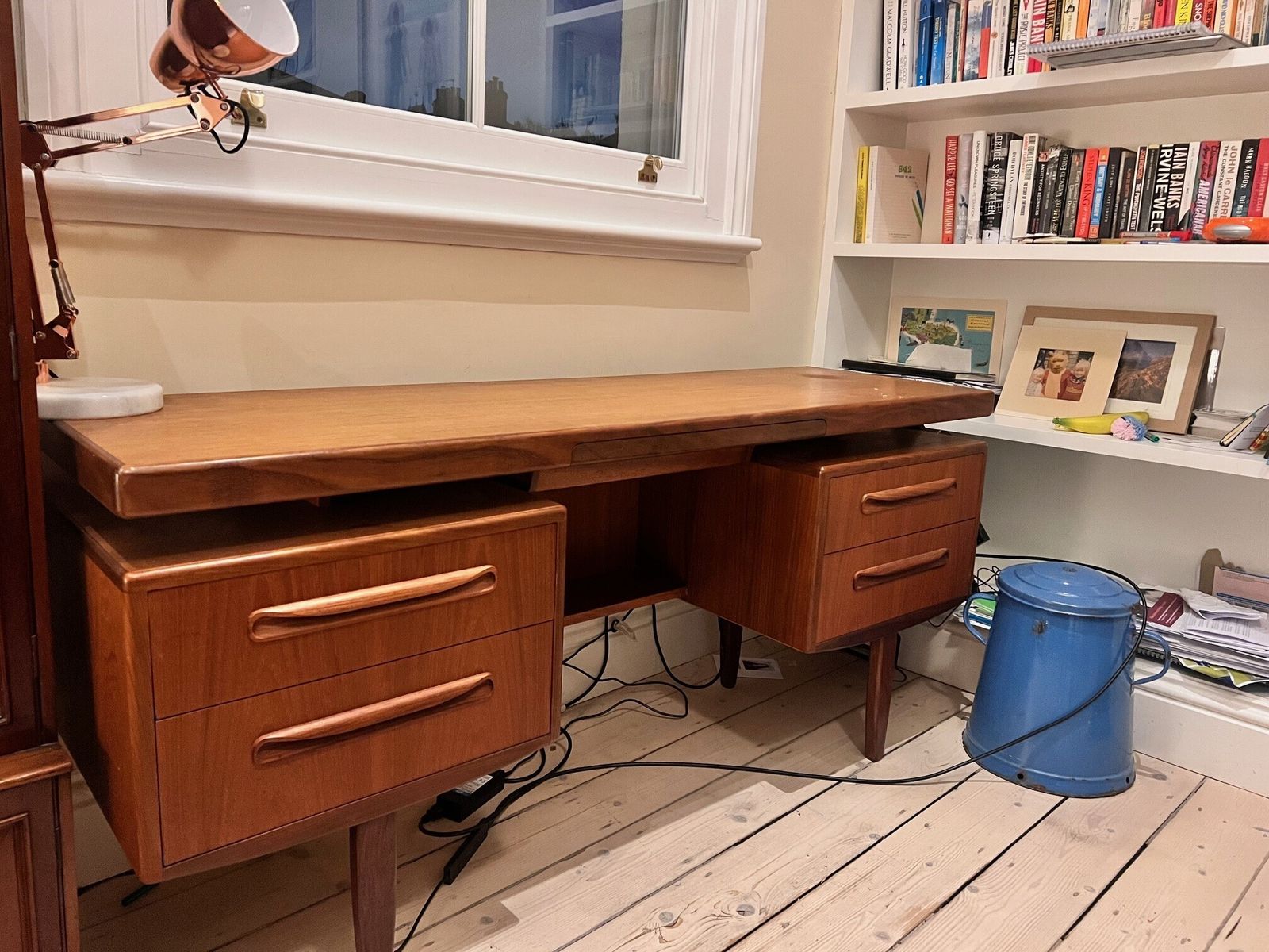 Mid Century Kofod Larsen For G Plan Danish Mid Century Teak Desk Dresser photo furniture