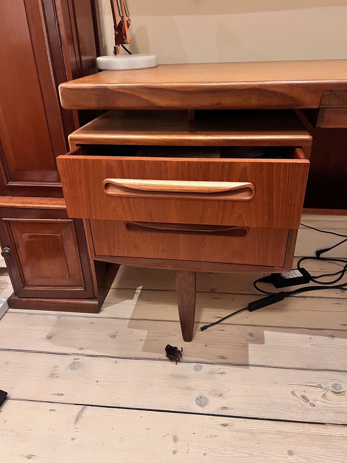 Mid Century Kofod Larsen For G Plan Danish Mid Century Teak Desk Dresser photo 400.0