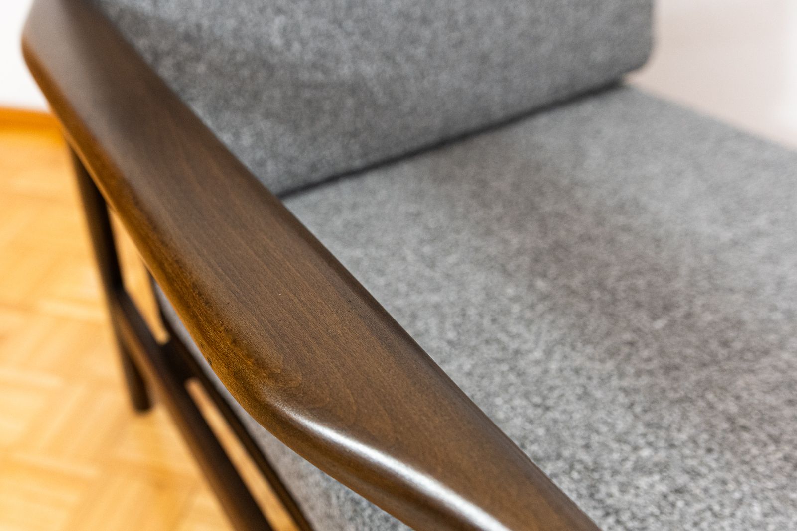 Pair Of Mid Century Armchairs B7522 By Zenon Bączyk, Poland, 1960's photo Furniture