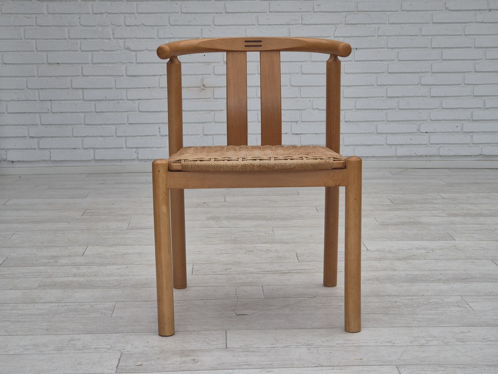 photo for sale 1970s, Danish Design By Hans J. Frydendahl For Boltinge Stolefabrik, Pair Of Chairs Model "Cleopatra", Beech Wood.