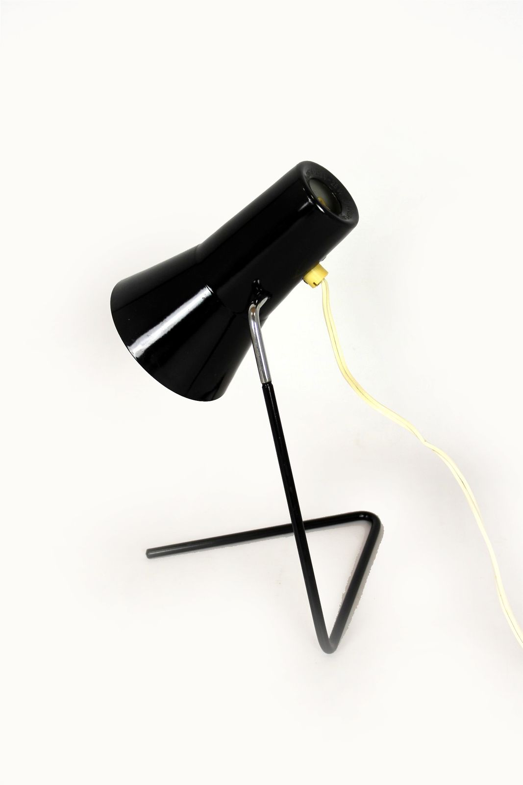 photo vinterior Black Table Lamp By Josef Hurka For Drupol, 1960s