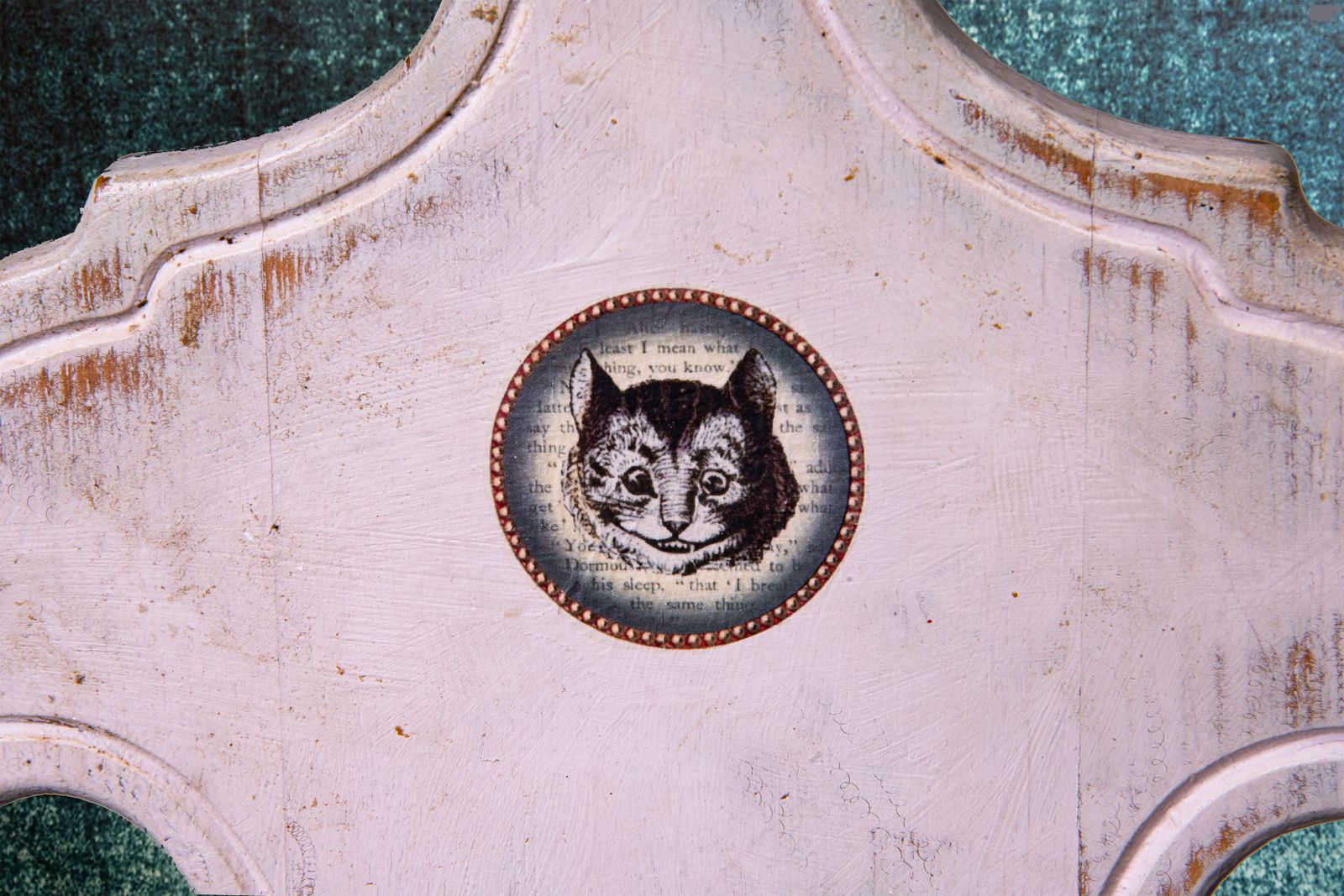 Exceptionally Fun Antique Alsatian Folk Chairs In Alice In Wonderland Theme photo Furniture