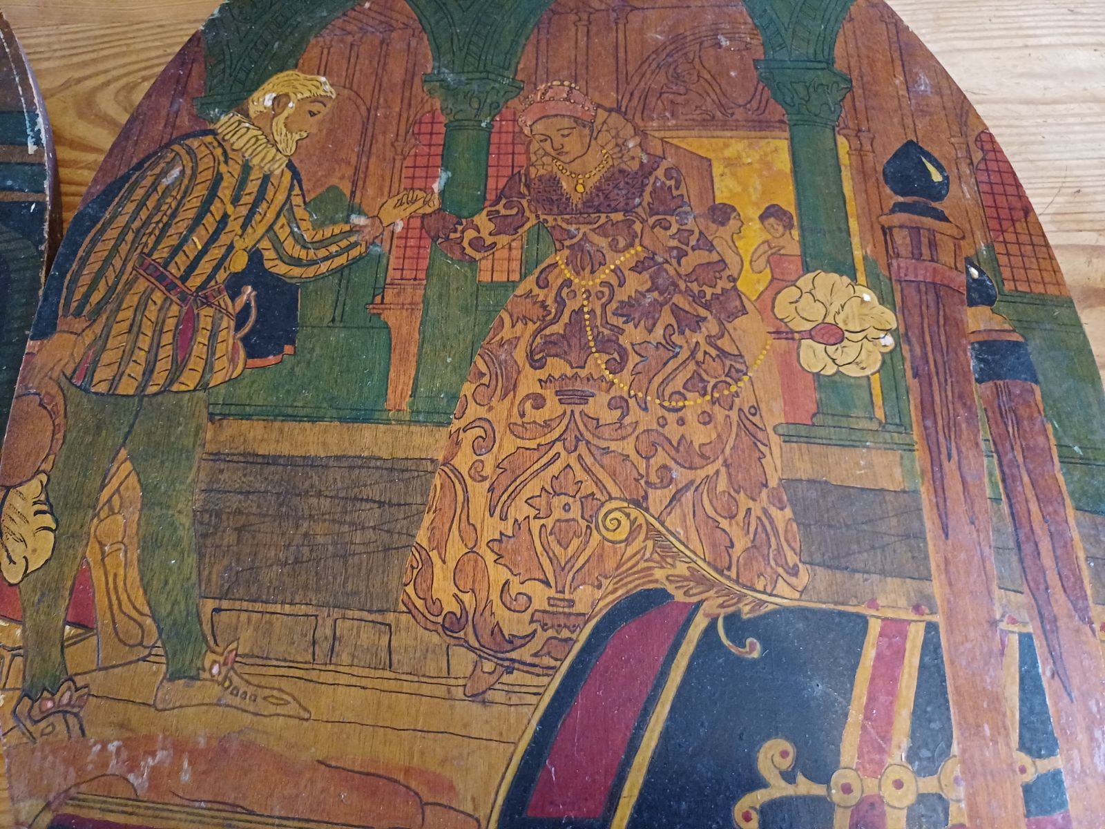 2 Paintings On Wood 19th "Life In Venice" By Charletti photo buy