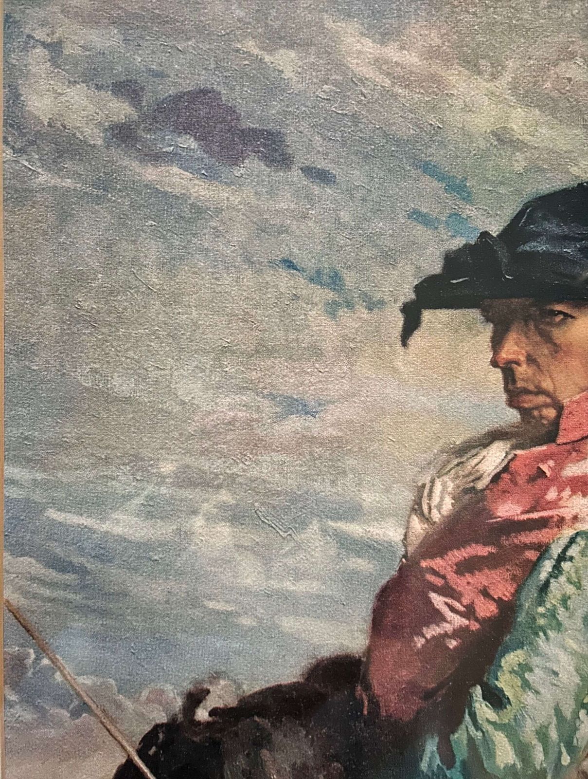 After William Orpen 'The Jockey' Largish Print photo vinterior