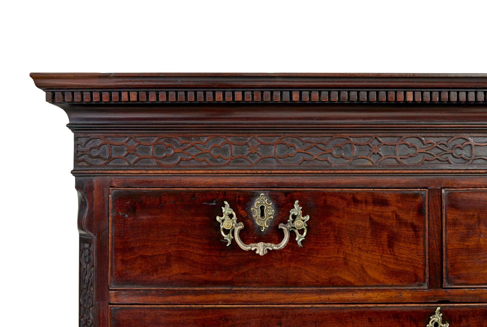 Early 19th Century Georgian Mahogany Secretaire Chest On Chest photo Furniture