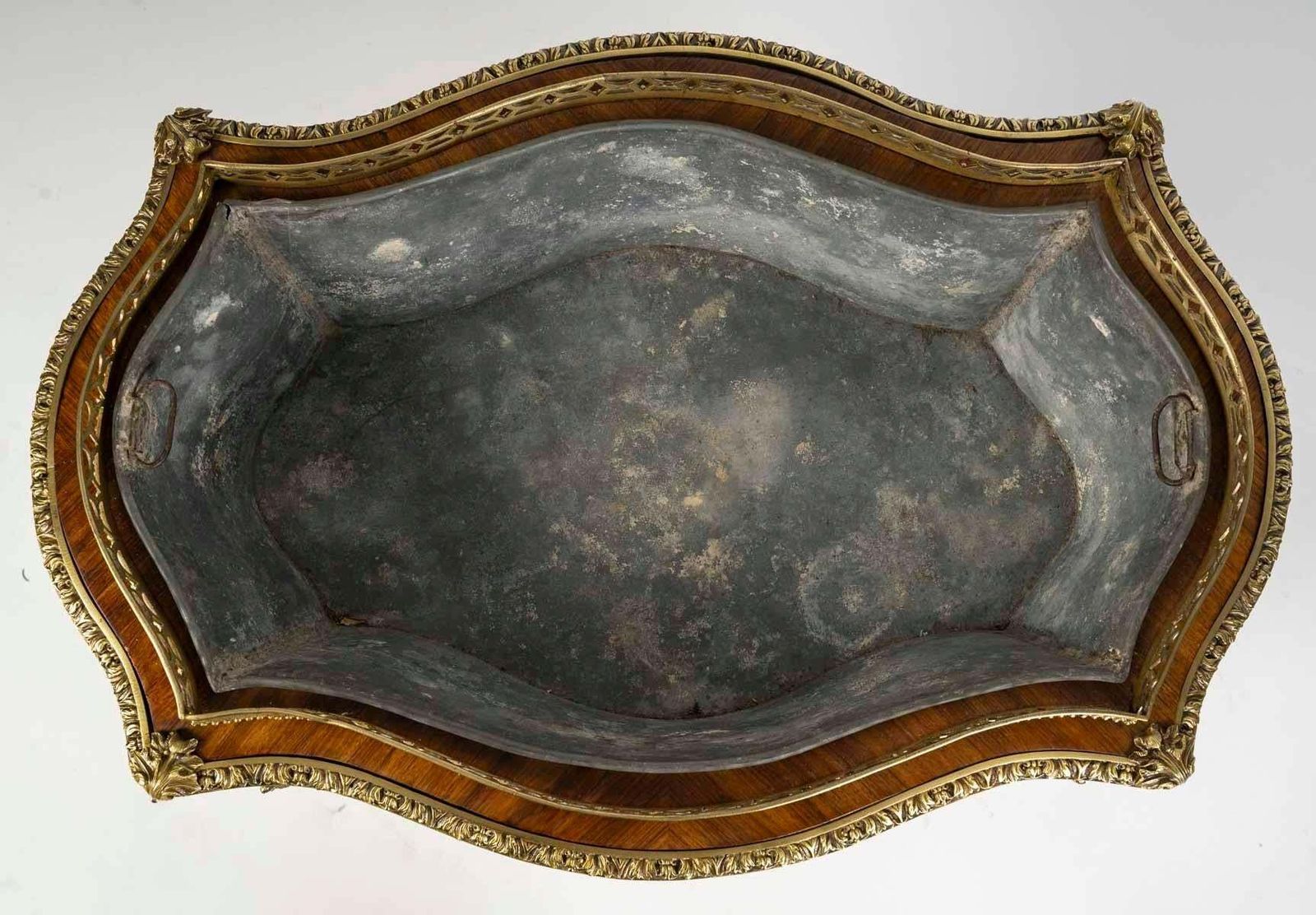 Planter In Marquetry, 19th Century, Napoleon III Period. photo buy