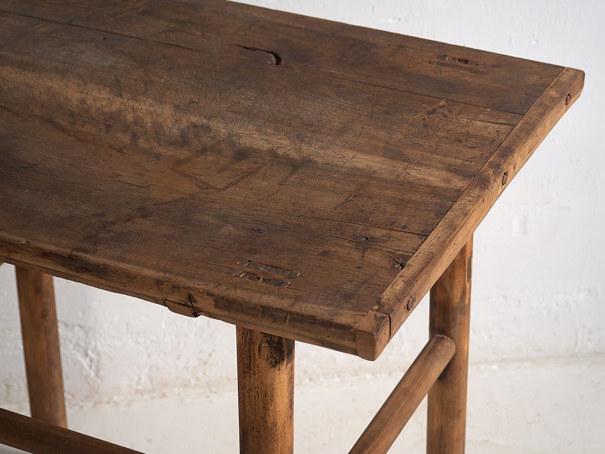 Furniture Large Antique Side Table (C.1920) #34 photo
