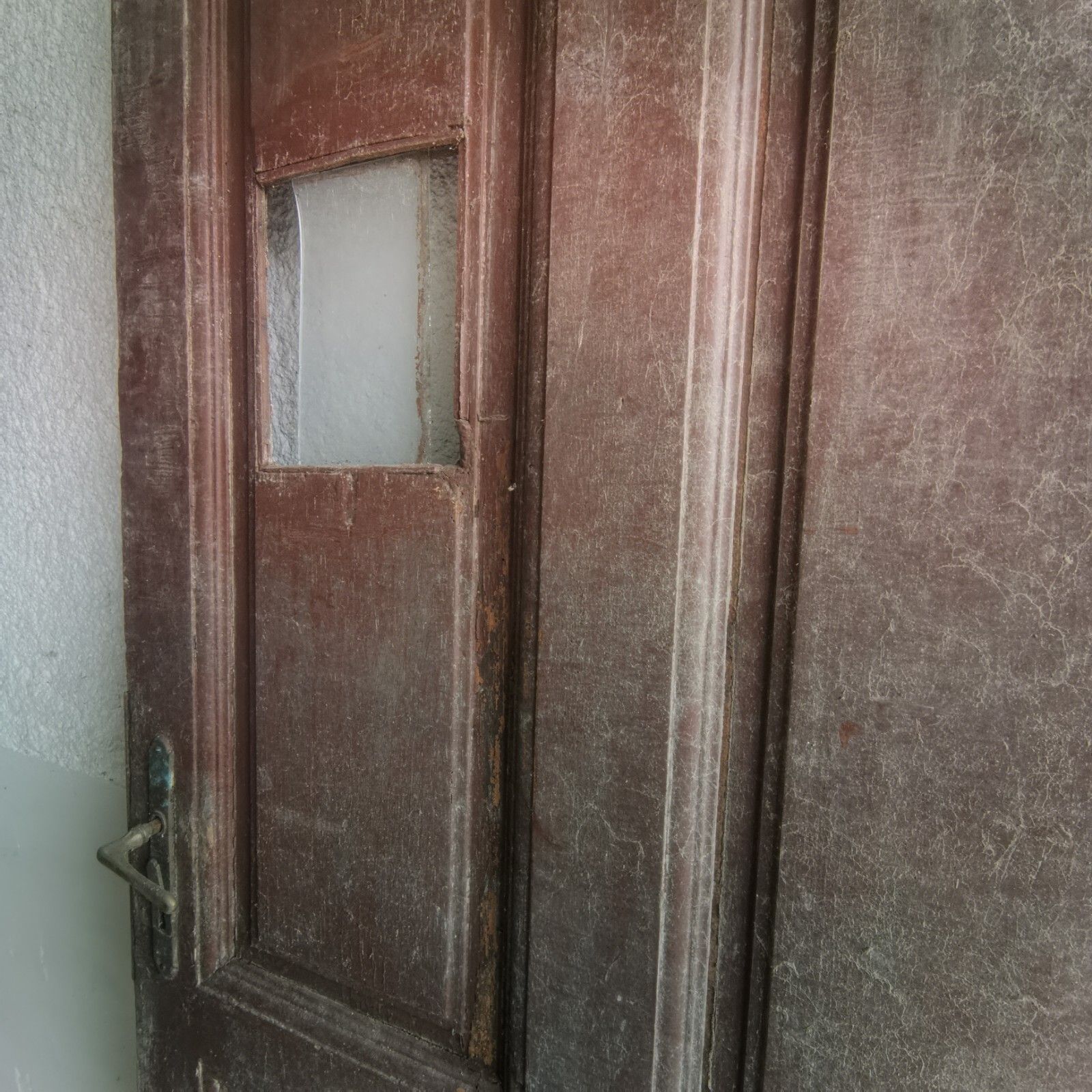 Antique Wooden Mansion Door 1920s Solid Heavy Vintage Hungarian Door photo 90.0