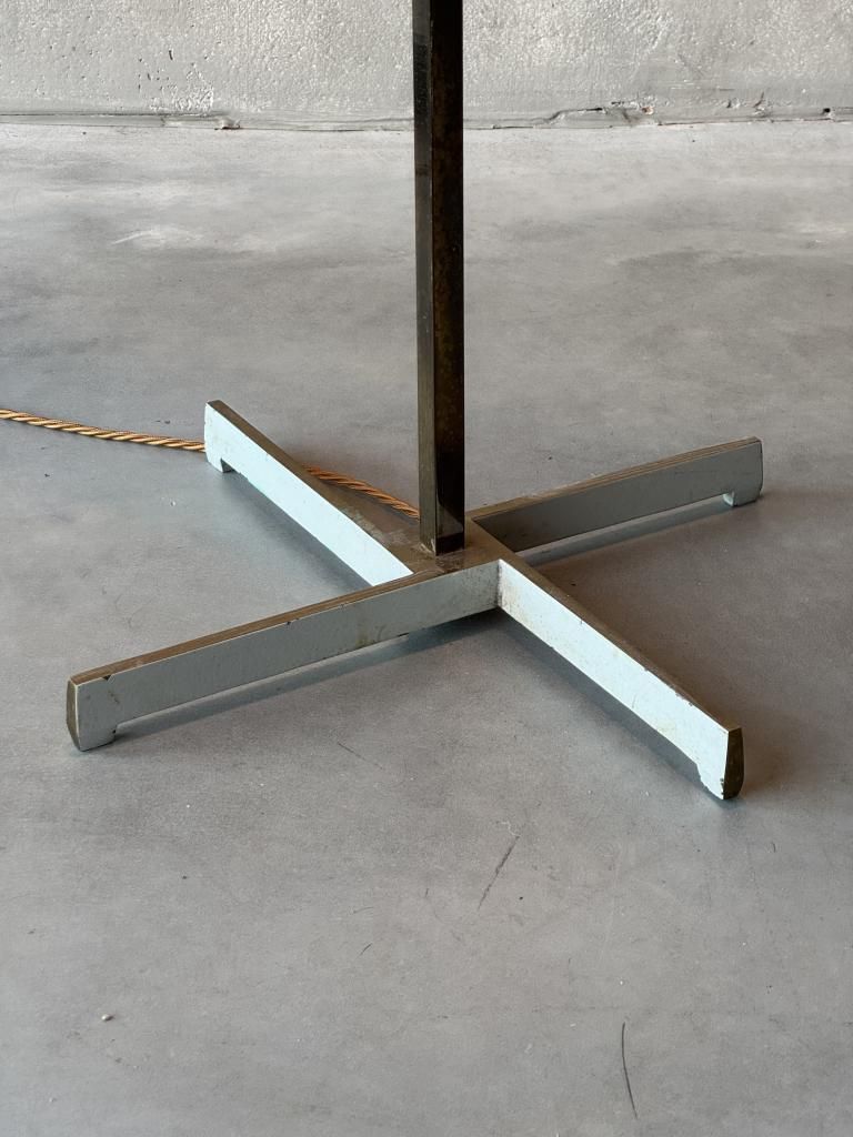 A Fine 1960s Brass Floor Lamp. photo furniture
