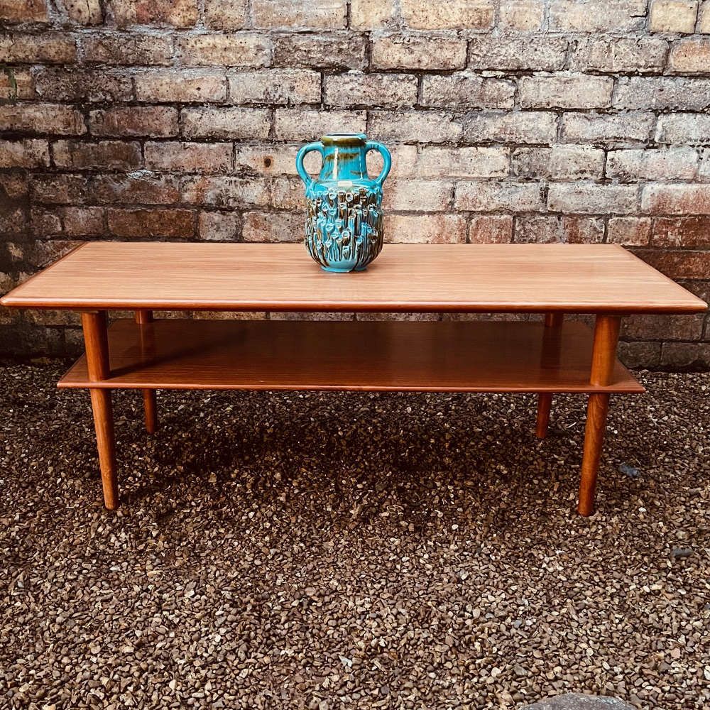 Danish Mid Century Teak Coffee Table By Elsted Mobelfabrik photo furniture