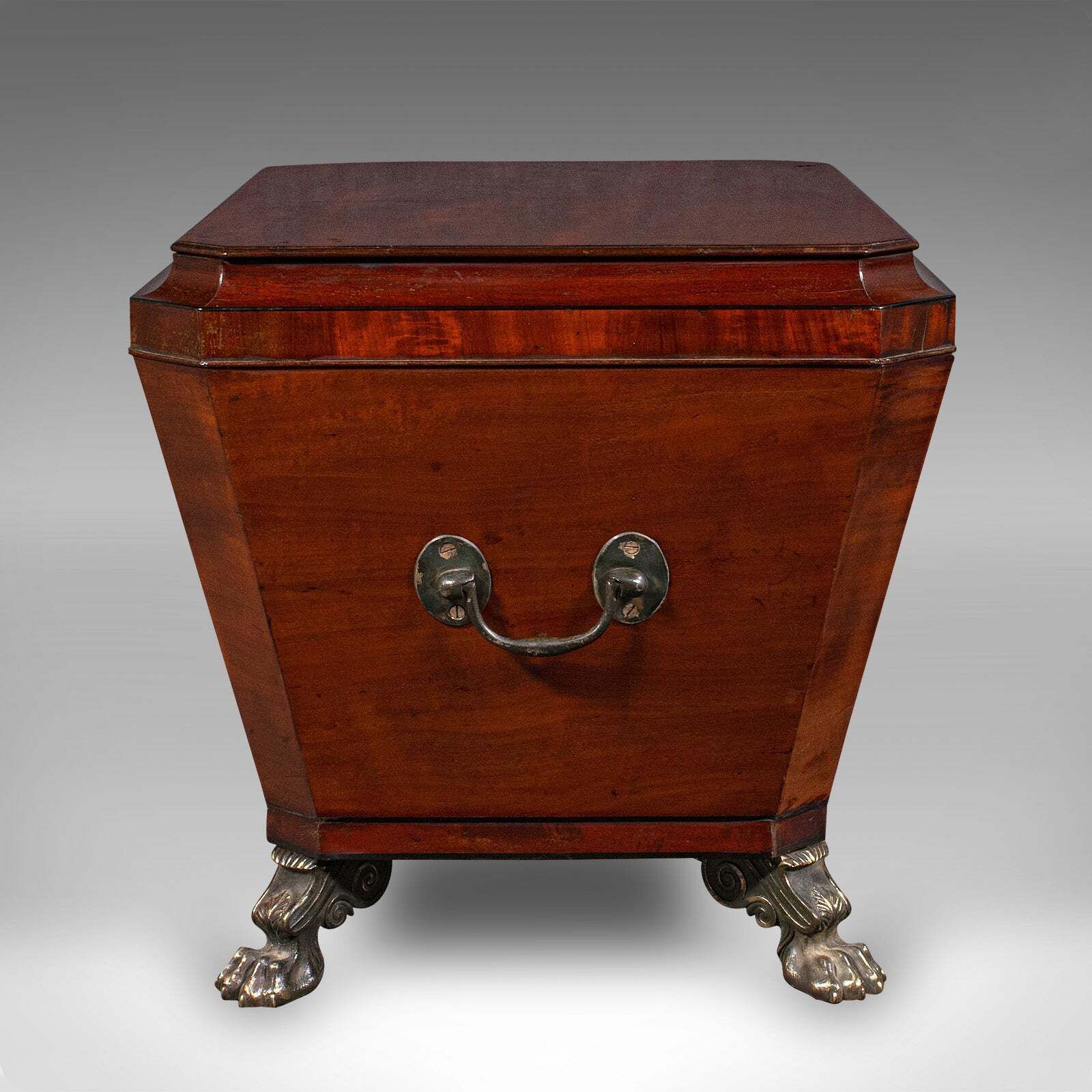 Antique Sarcophagus Cellarette, English, Wine Cooler, Storage Case, Georgian photo vinterior