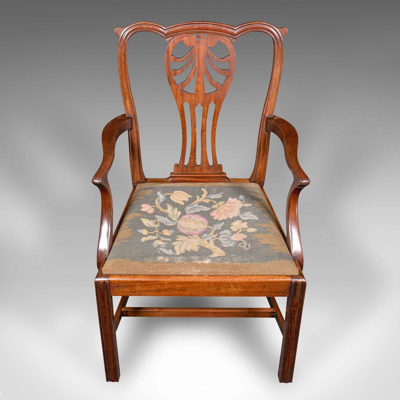 Antique Morning Room Elbow Chair, English, Lounge Seat, Armchair, Georgian, 1800 photo buy