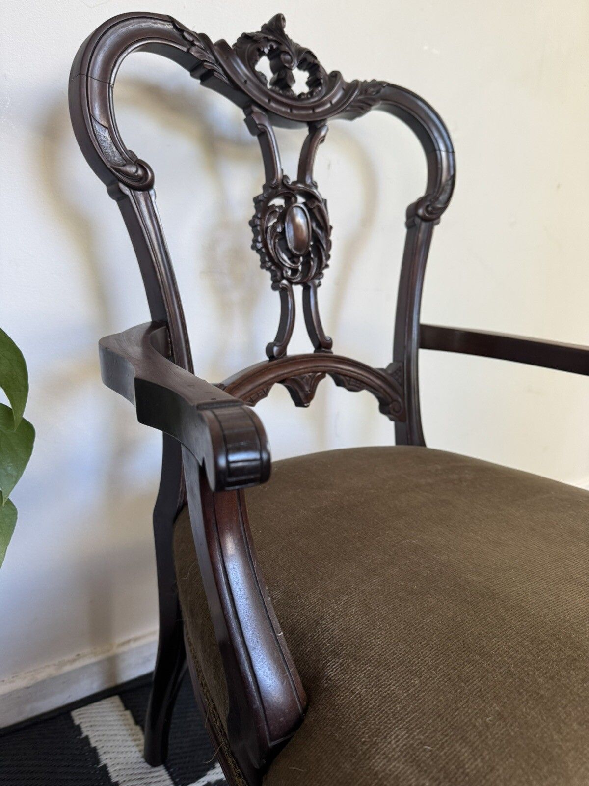 Victorian Low Chair Decorative Bedroom Dressing photo furniture