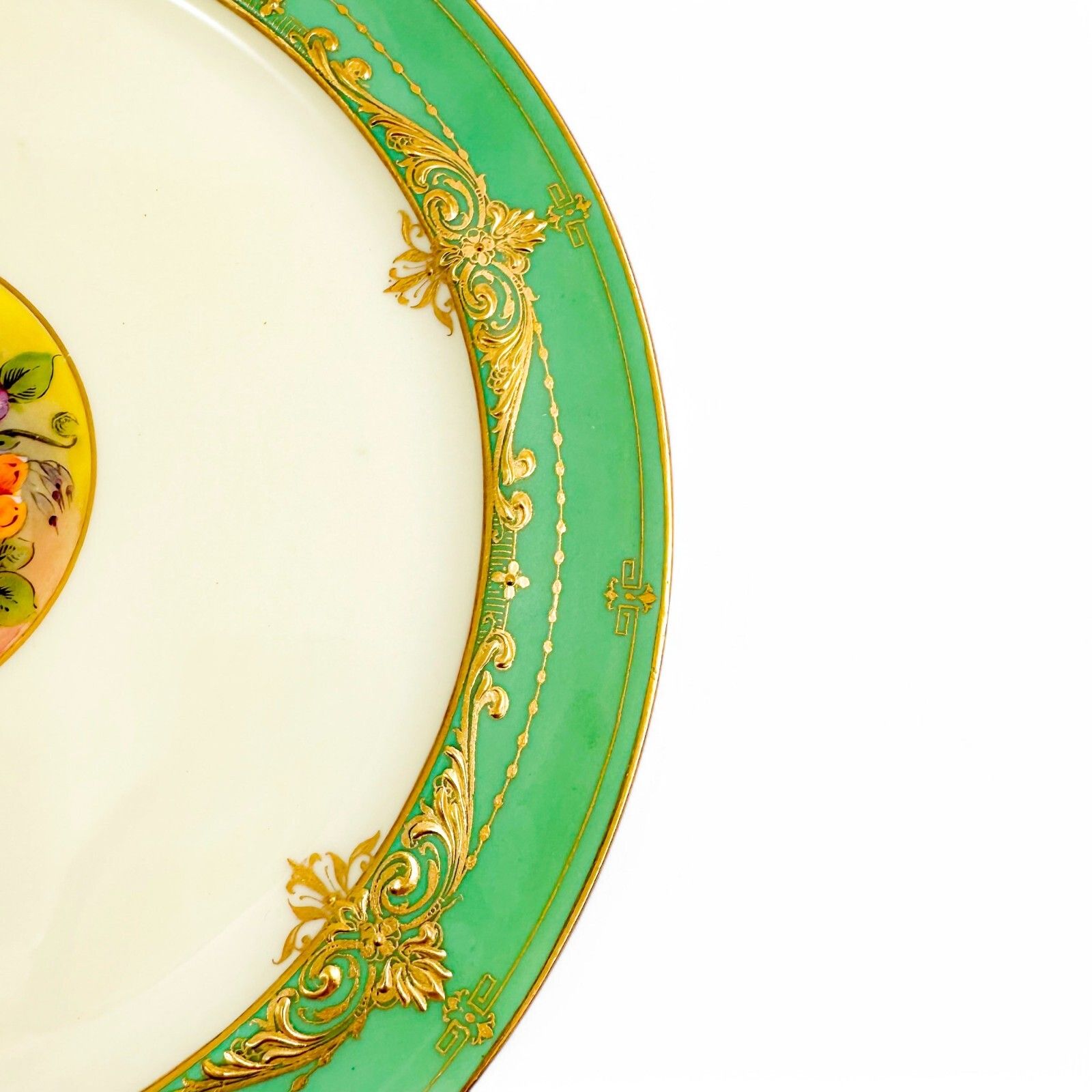 photo furniture Antique 1920's Royal Worcester Porcelain Jack Stanley Hand Painted Cabinet Plate