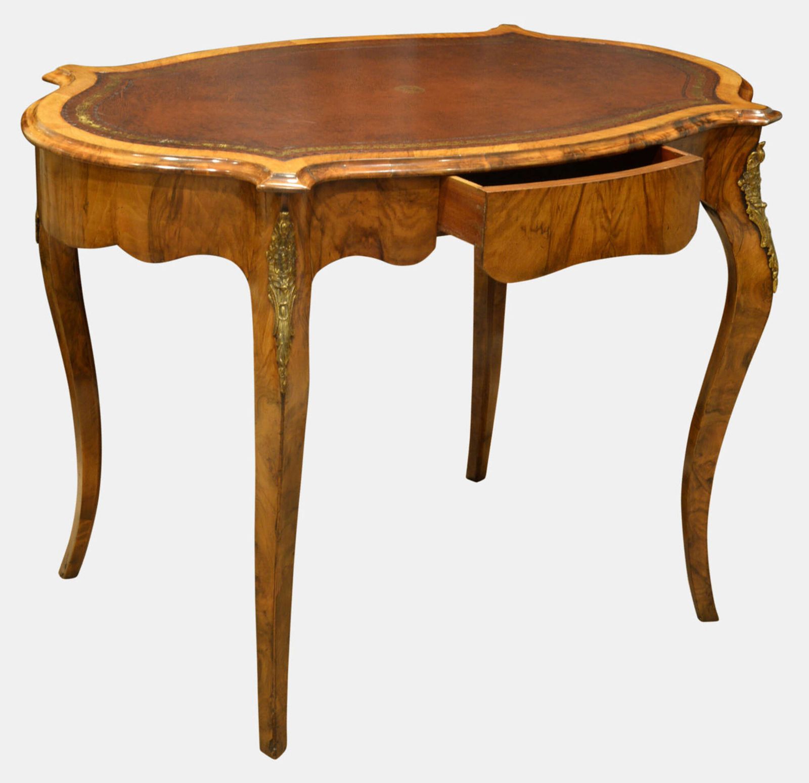 19thc Louis XVI Style Walnut Ladies Writing Table photo furniture