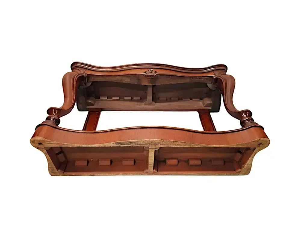 A Very Rare Pair Of 19th Century Cabriole Leg Console Tables photo vintage