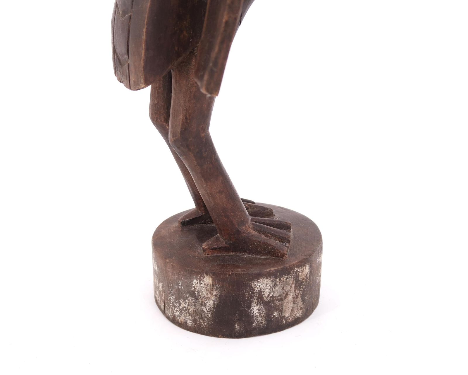 Houten Afrikaans sculptuur, Calao Senoufo-vogel, Burkina Faso, jaren 1980 / Afrika, Totem, Beeld, Donker hout, Woondecoratie photo buy