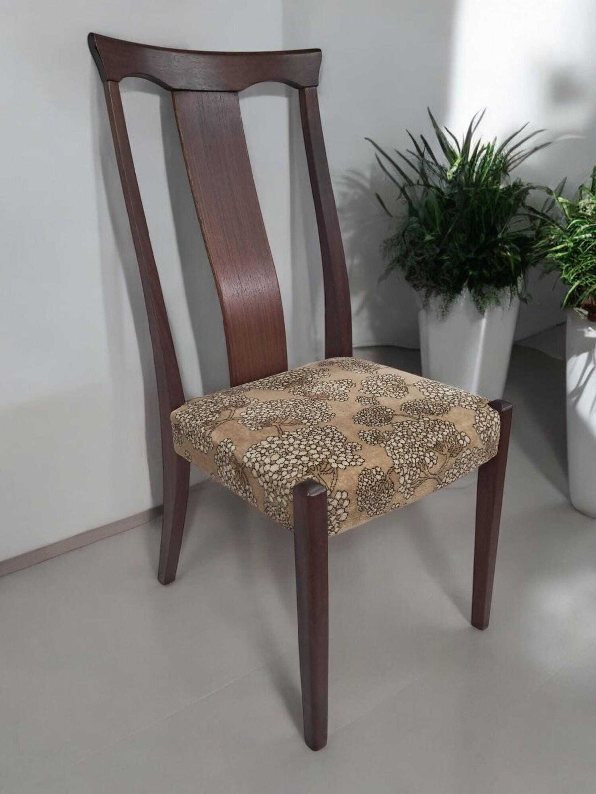 Vintage Mid Century Dining Chairs Danish Style Retro Skovby Style 1970 X 6 photo vinterior