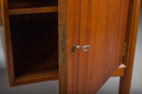 photo vintage Danish Teak Executive Desk By Arne Vodder For H.P. Hansen, 1960s