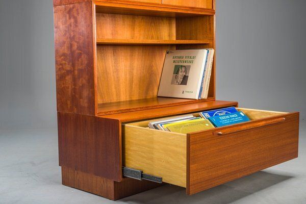 1505.0 Large Vintage Cabinet In Teak By Heinrich Riestenpatt, 1960s photo