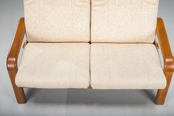 Mid Century Danish 2 Seater Teak Sofa, 1960s photo Furniture