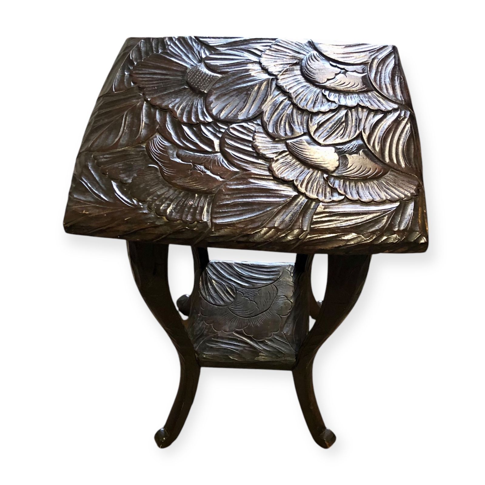Handsome Liberty's Of London Carved Japanese Table photo for sale