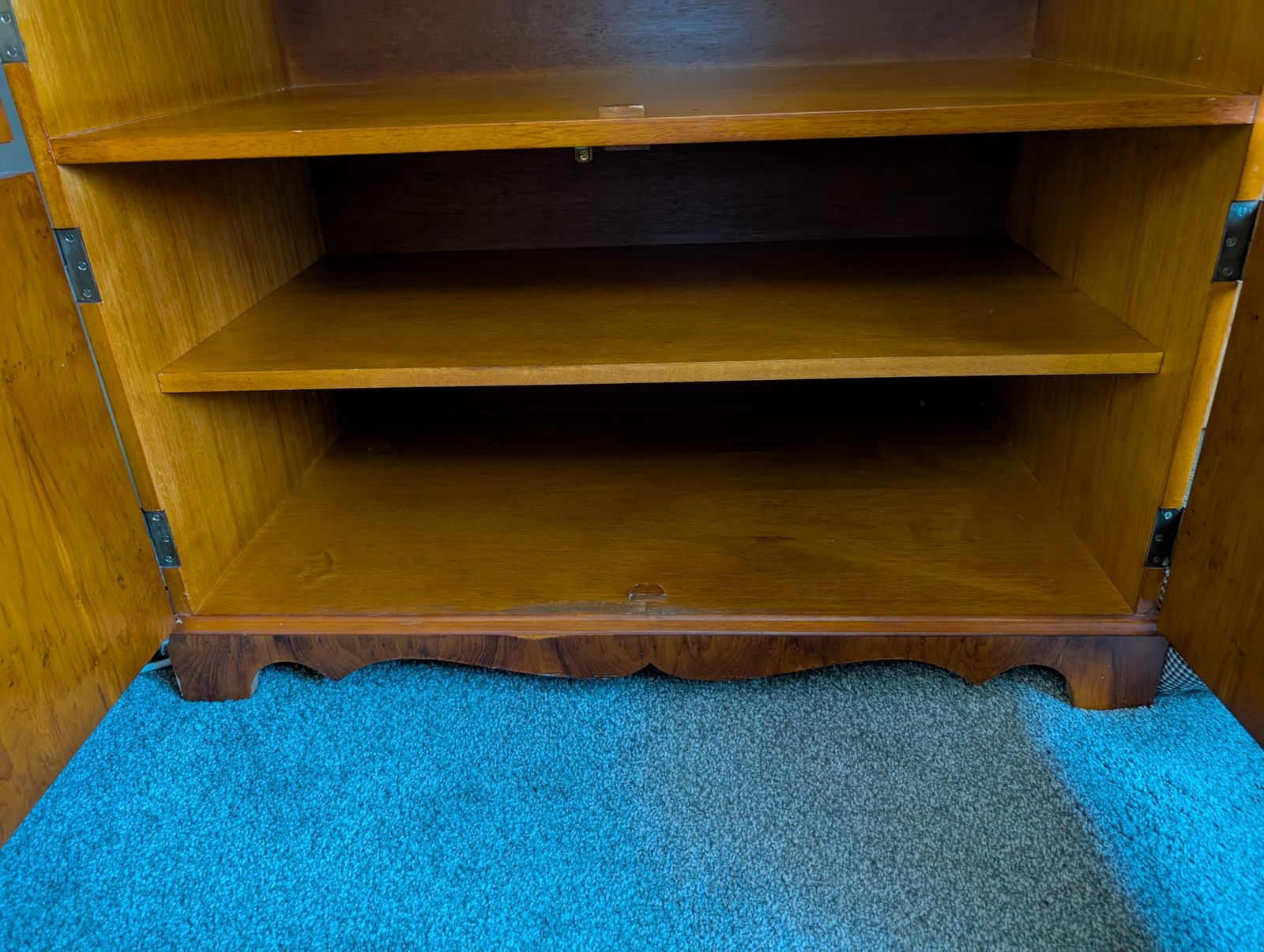 Modern Abbey Craft Yew Wood Drinks Cabinet/ Tv Unit  With Sheraton Detailing photo Furniture