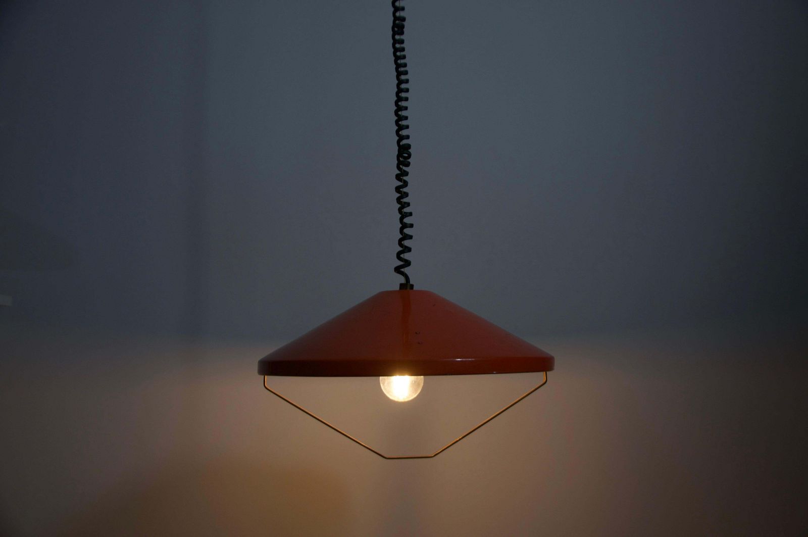 Mid Century Metal Ceiling Lamp By Stilnovo, Italy, 1960s photo furniture