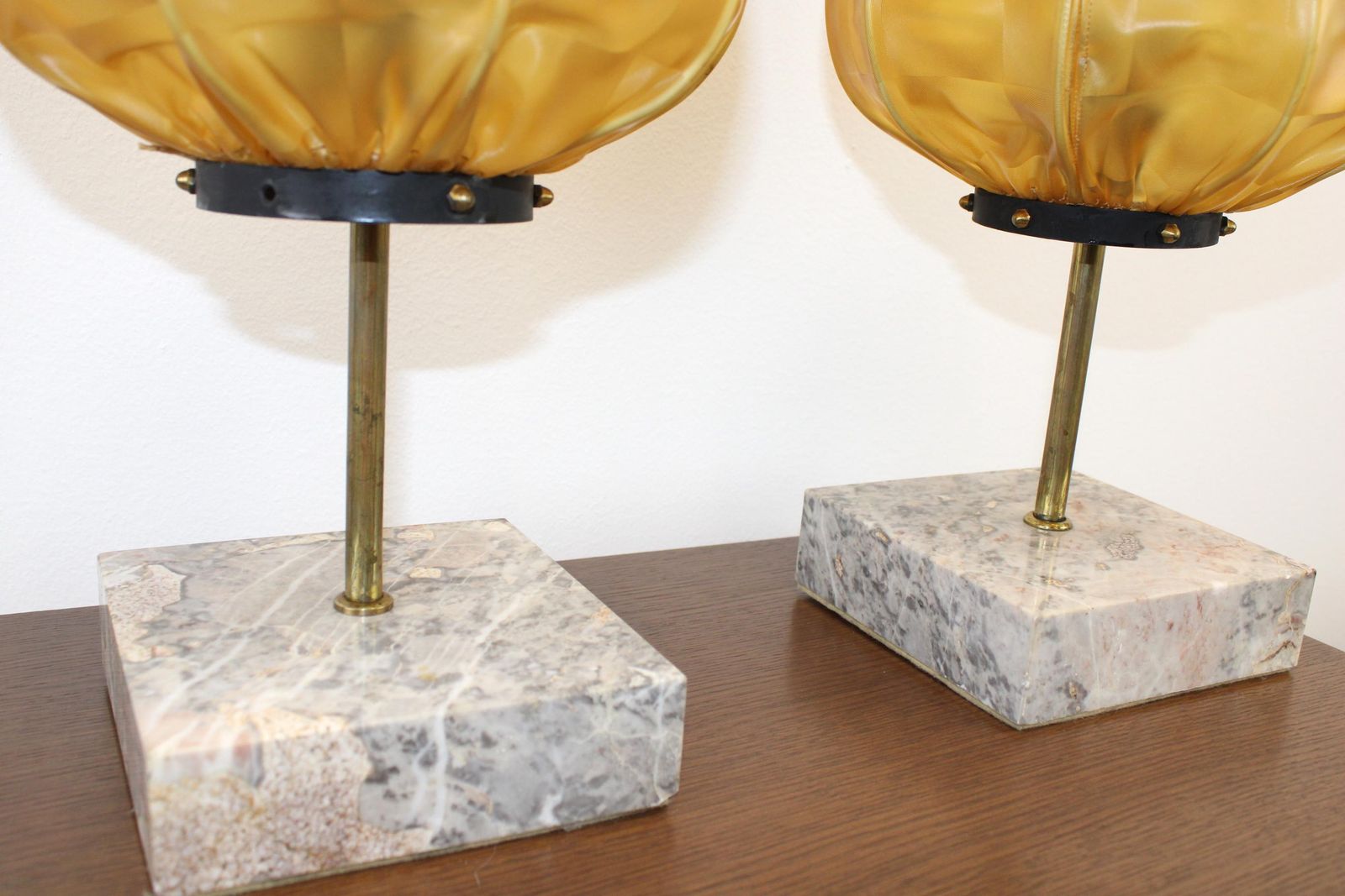 Vintage Night Stand Lamps / Pair Of Bedside Lamps / Made In Yugoslavia 60s / Mid Century Modern Desk Lamps / Table Lamps For Shelf photo 245.0