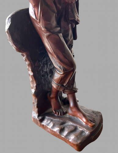 Joaquim Angles 19th Century French Bronze Entitled ' Un Philosophe' photo buy