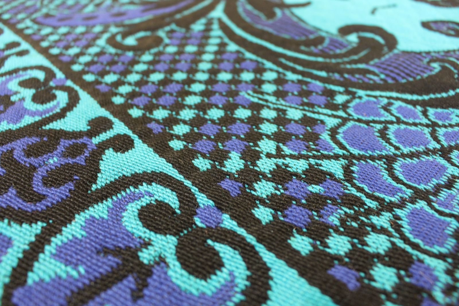 Casa Pupo Blue Rug C 1970, 1970s photo Textiles