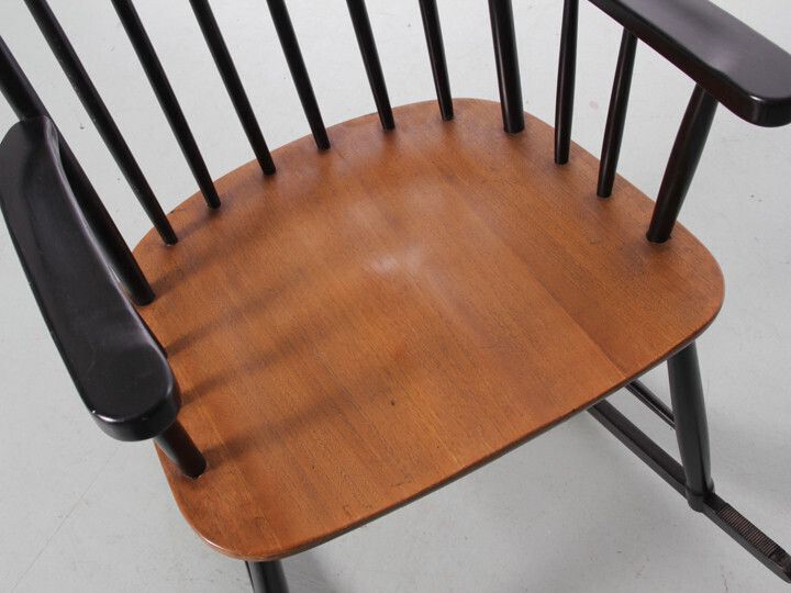 Furniture Mid Century Modern Scandinavian Rocking Chair By Tapiovaara photo
