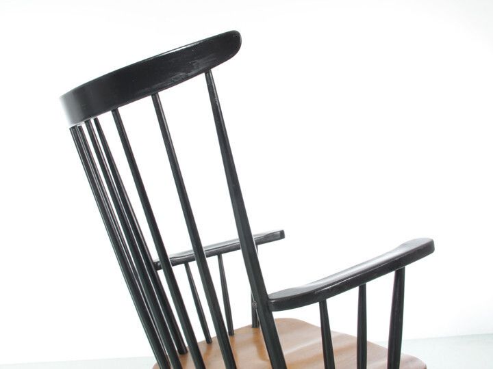 photo buy Mid Century Modern Scandinavian Rocking Chair By Tapiovaara