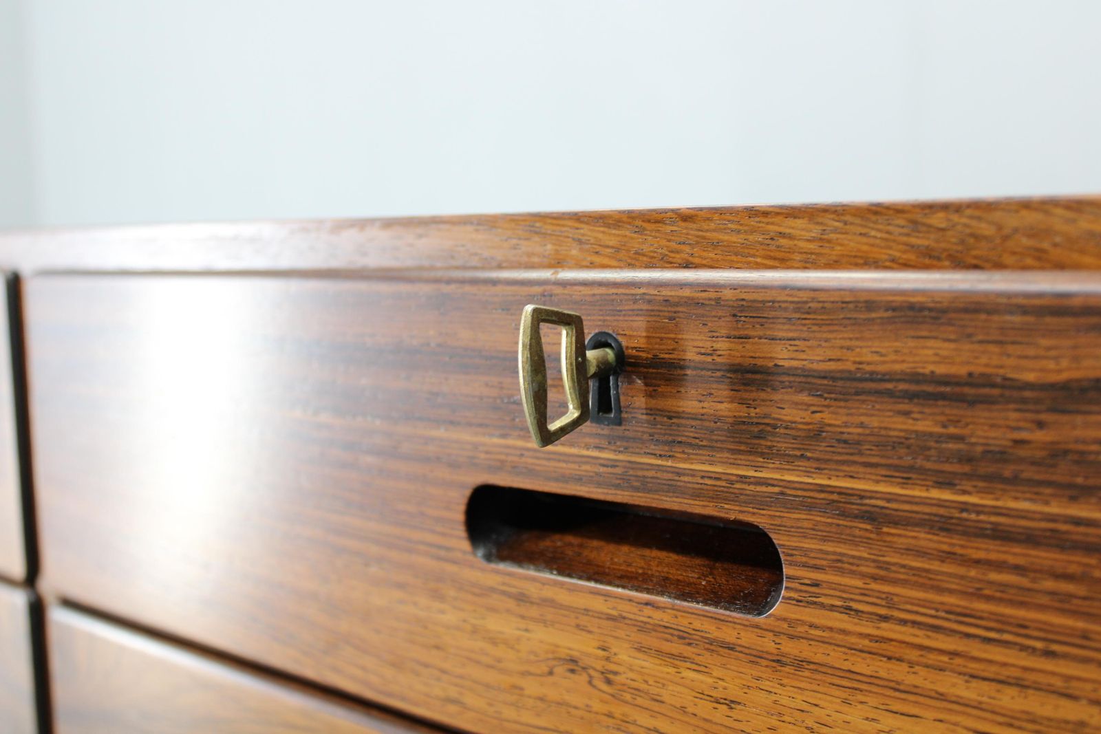 1960s Rare Kai Winding Chest Of Drawers Or Sideboard, Restored photo buy