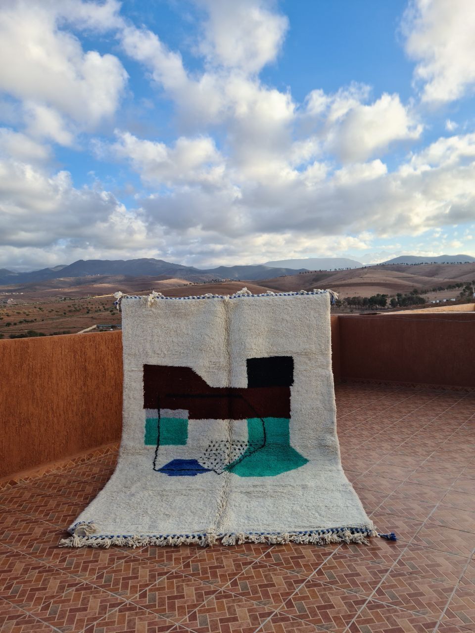 Authentic Handmade Beni Ourain Rug – Luxurious Berber Elegance 300x200 Cm