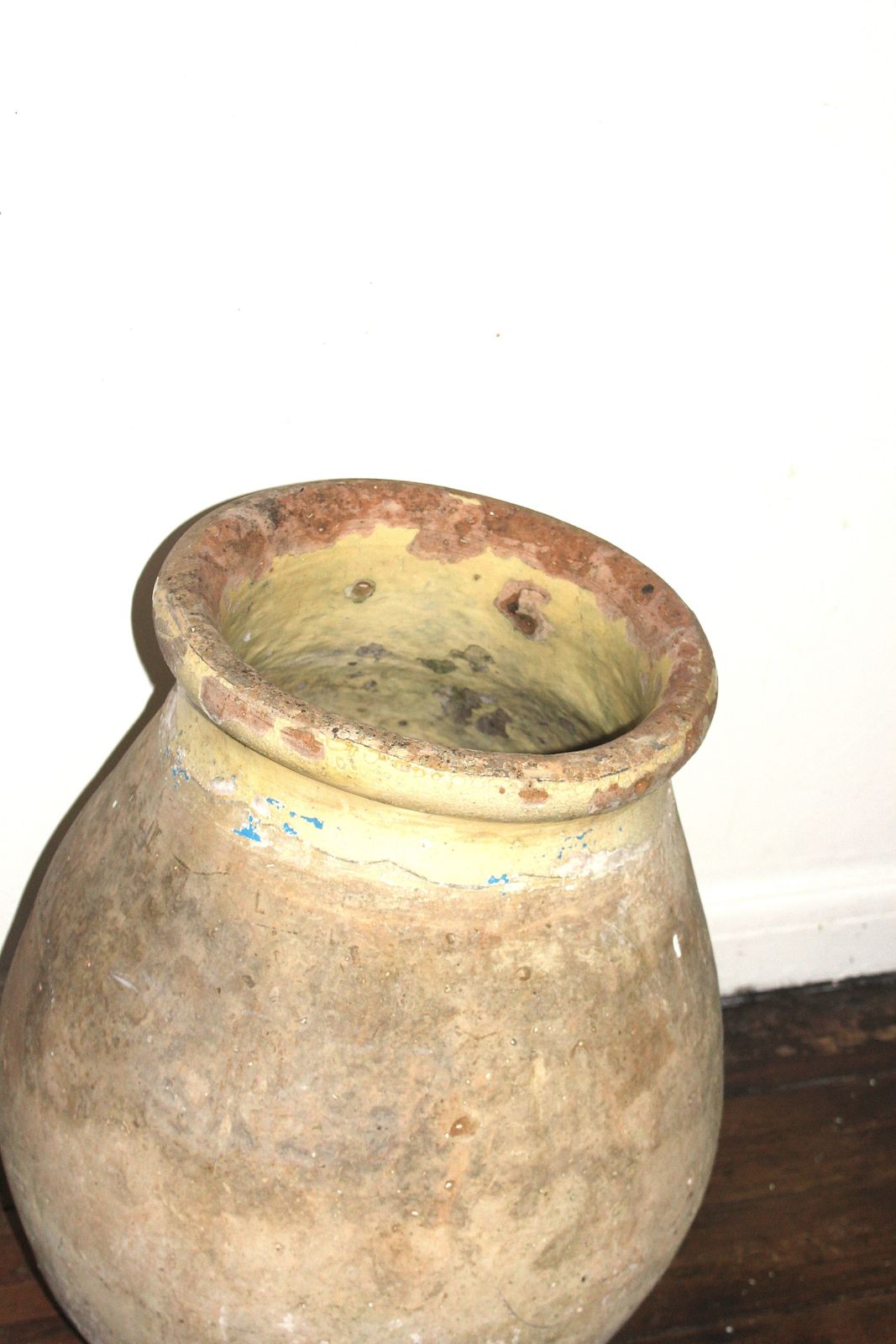 Large 19th Century French Biot Terracotta Olive Jar photo vinterior