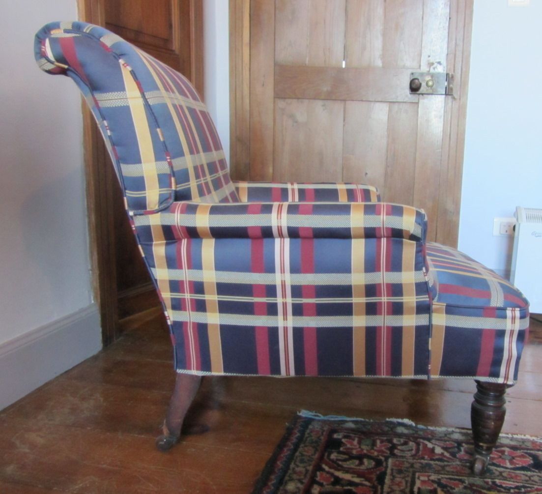 An Antique Victorian Library Armchair By Jas Shoolbred & Sons photo Furniture