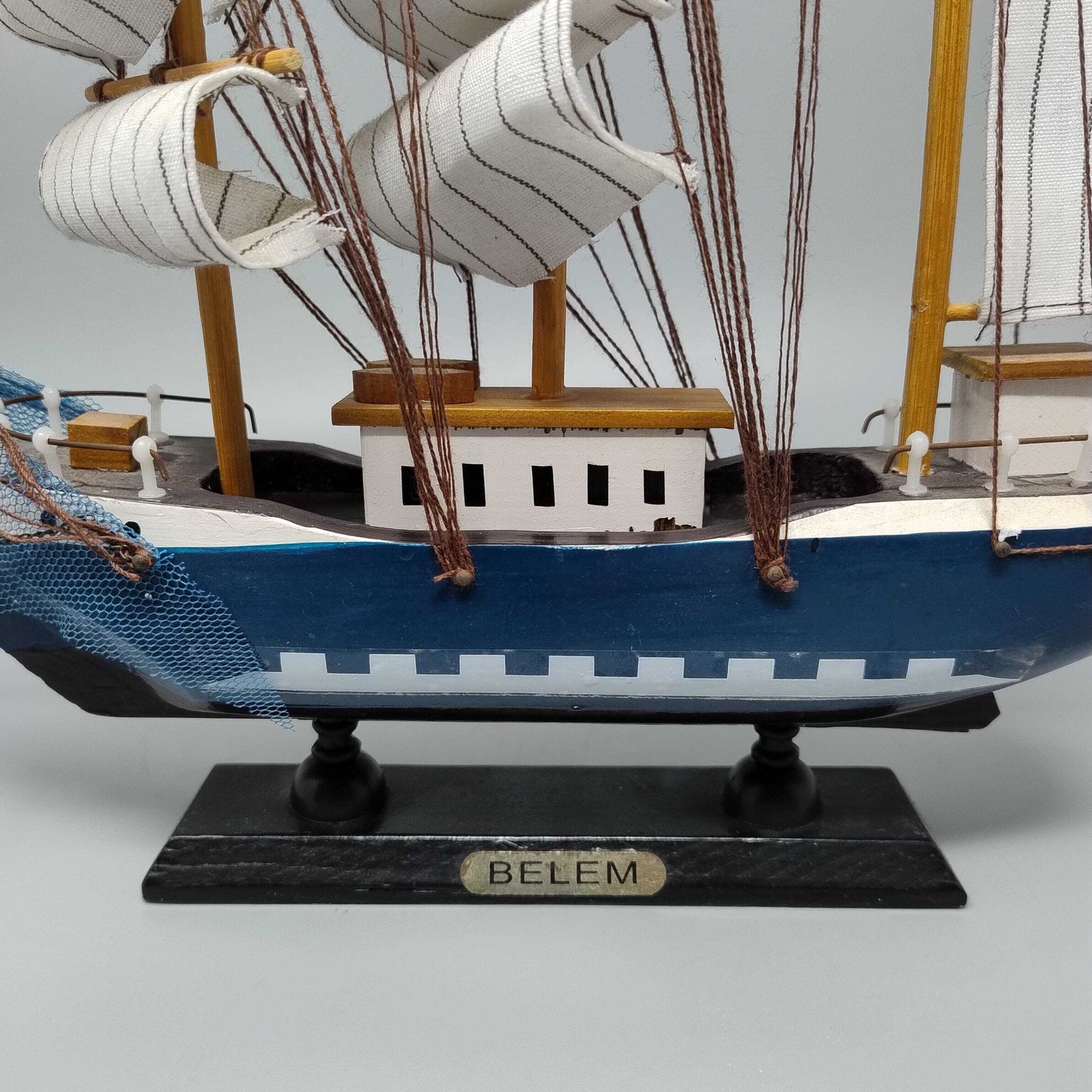 1970s Astonishing Belem Model Ship. Handmade. Made In England photo buy