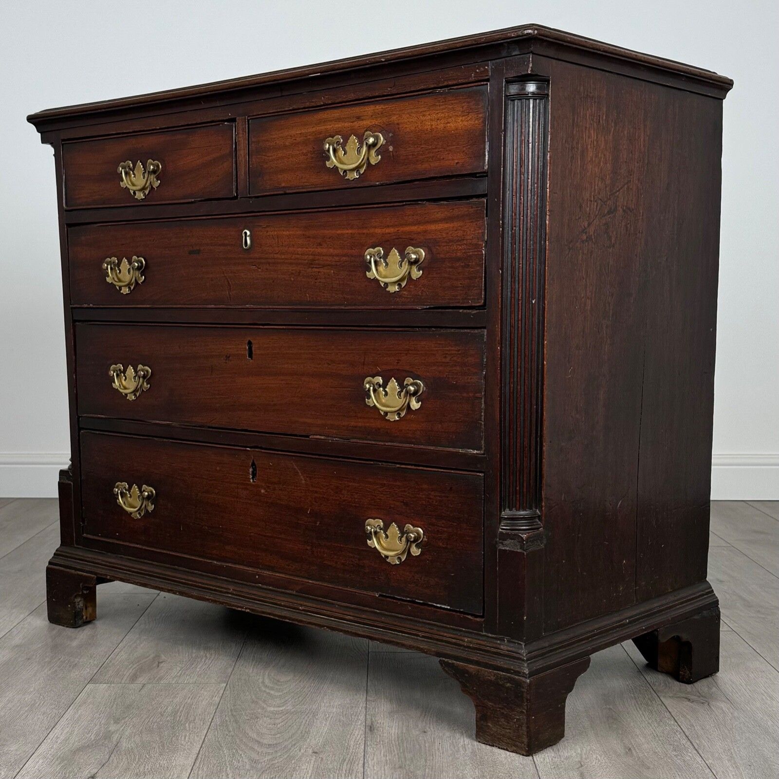 Antique 18th Century Small Chest Of Drawers In Mahogany photo furniture