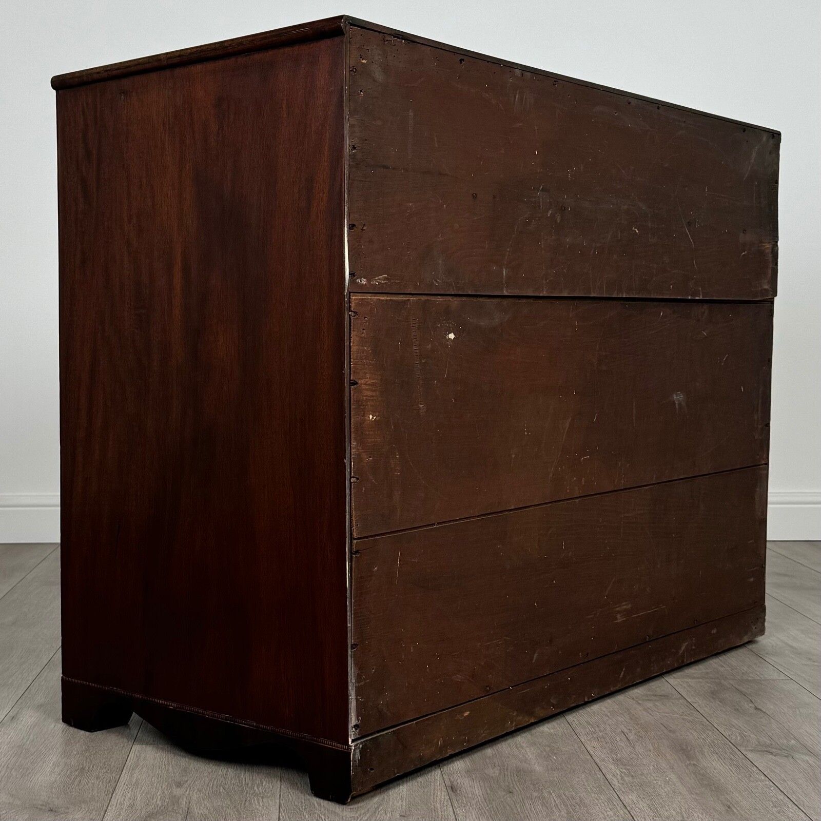 Antique 18th Century Fine Quality Chest Of Drawers In Mahogany photo Furniture