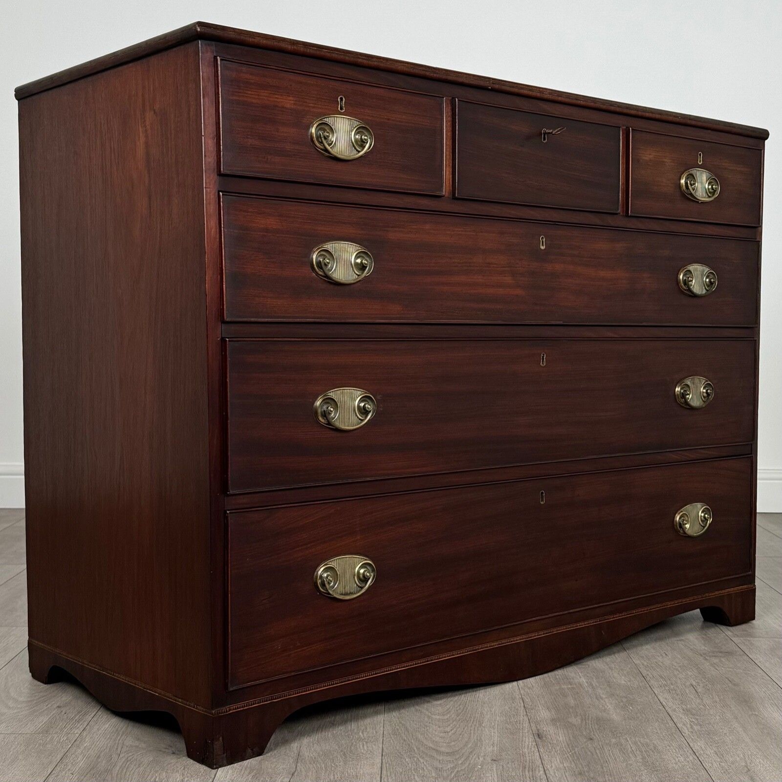 Antique 18th Century Fine Quality Chest Of Drawers In Mahogany photo vintage