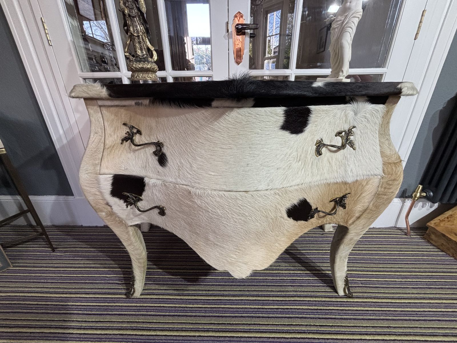 Unusual Cowhide French Drawers photo Furniture