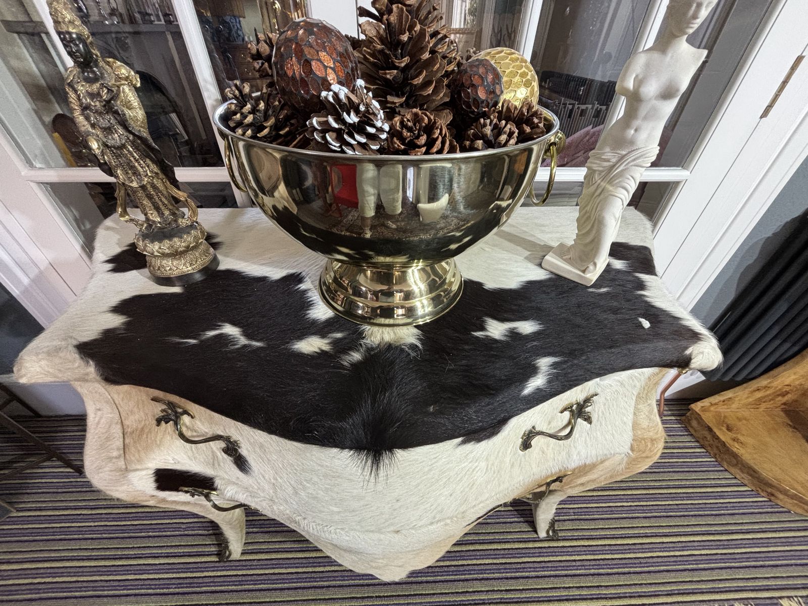 Unusual Cowhide French Drawers photo 750.0
