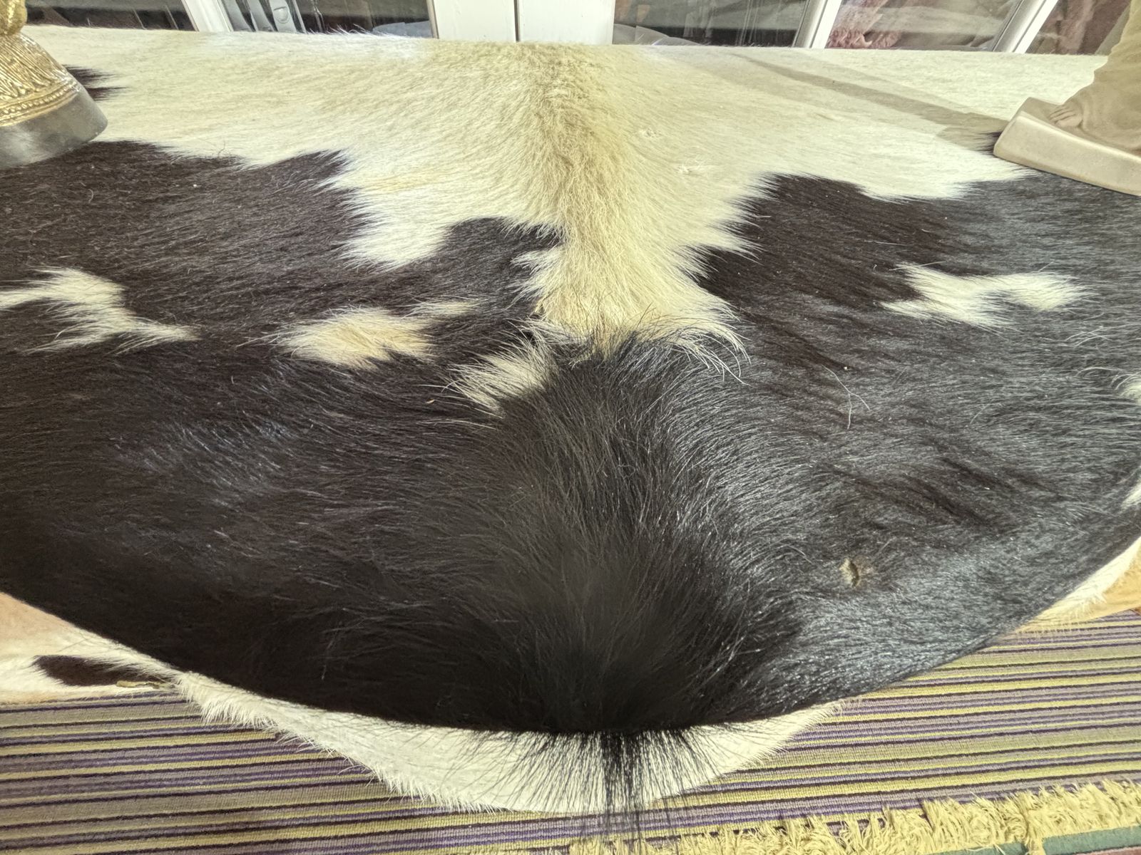 750.0 Unusual Cowhide French Drawers photo