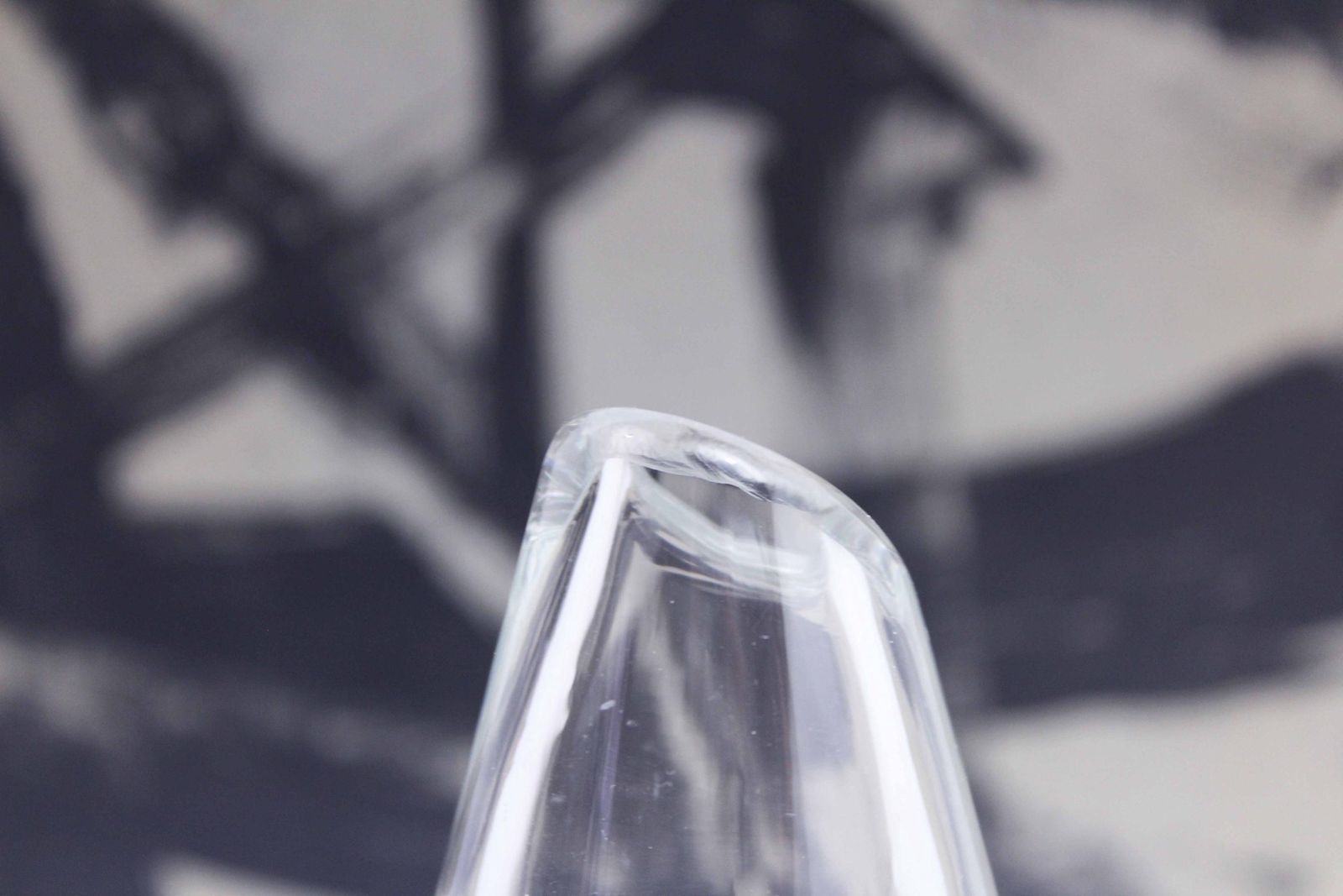 Rosenthal Blown Glass Vase 1970 photo vinterior