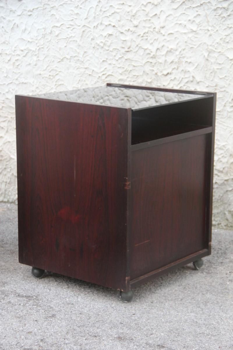 photo furniture Pair Of Nightstands Carlo De Carli, 1960 For Sormani Italian Design Rosewood