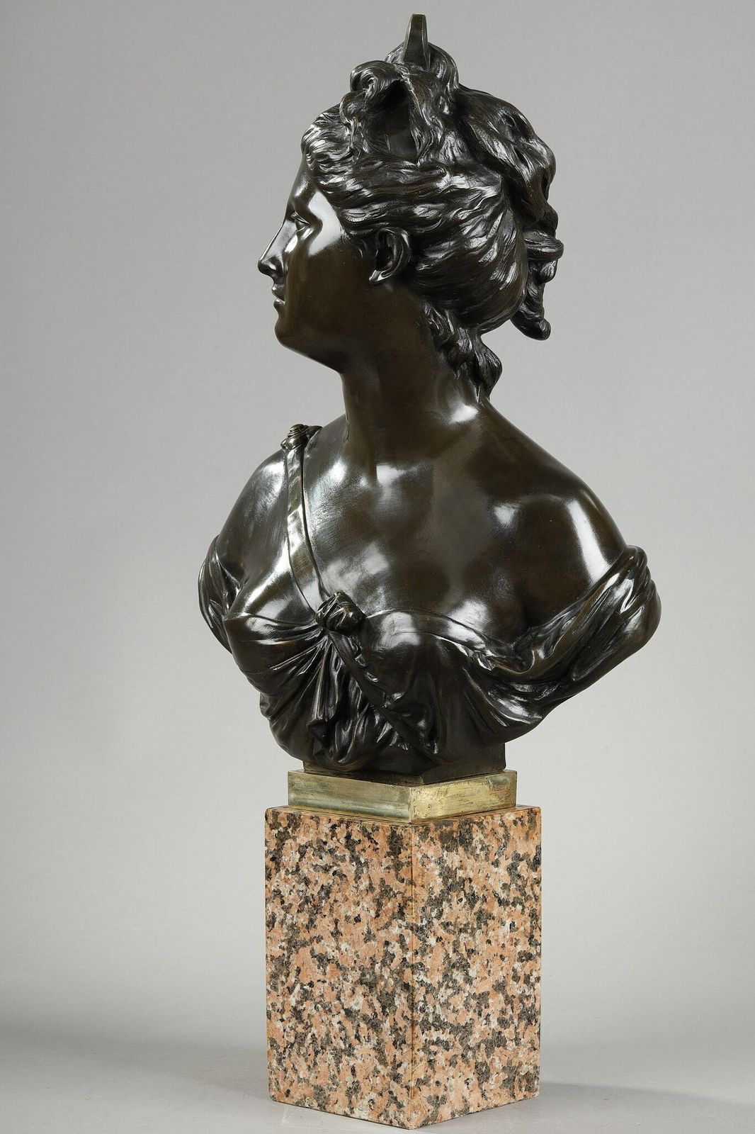 Bust In Bronze Of "Diane Chasseresse" After Houdon photo 3450.0