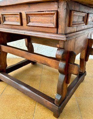 Vintage Pine Work Table, 1940s photo vinterior