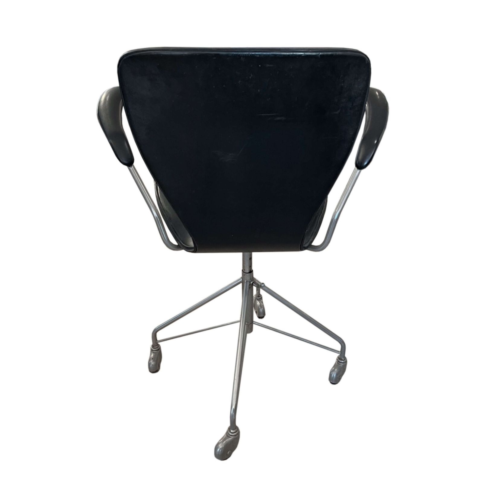 Black Model 3217 Swivel Desk Chair By Jacobsen For Fritz Hansen photo Furniture
