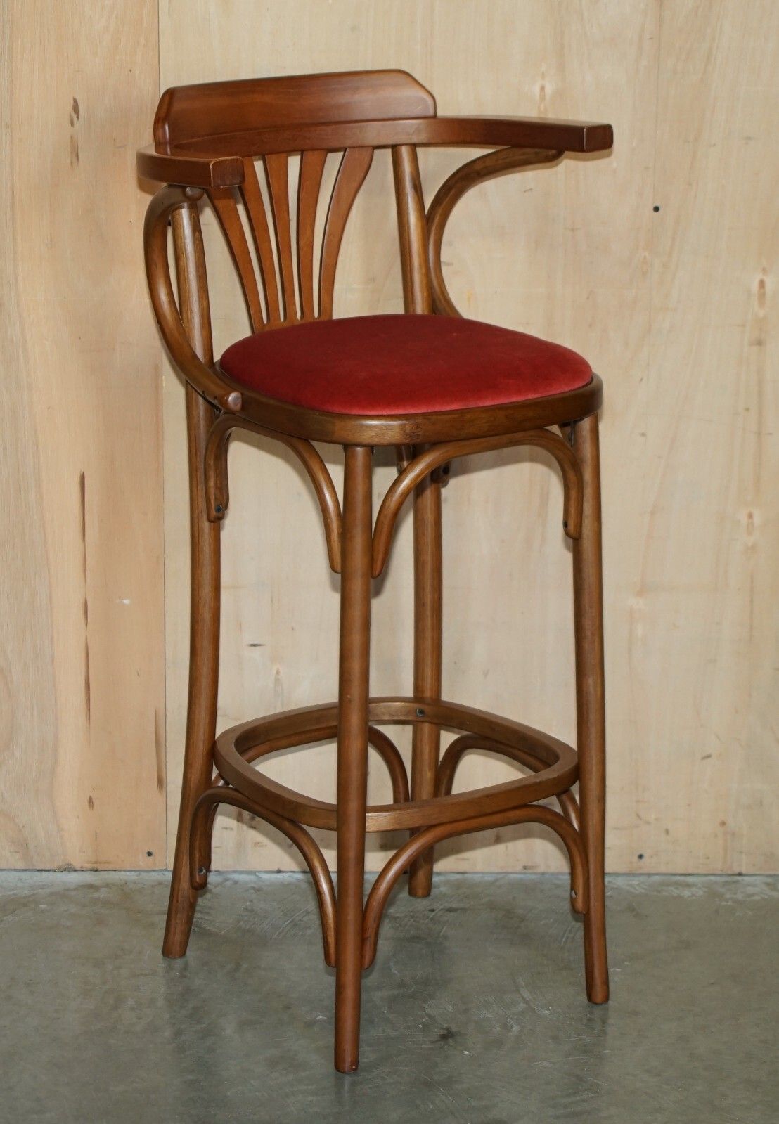 Suite Of Five Bentwood Thonet Bar Stools For Kitchens Cocktail At Home Bars Etc photo furniture